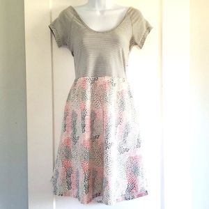 PACT fit and flare crossback dress size medium